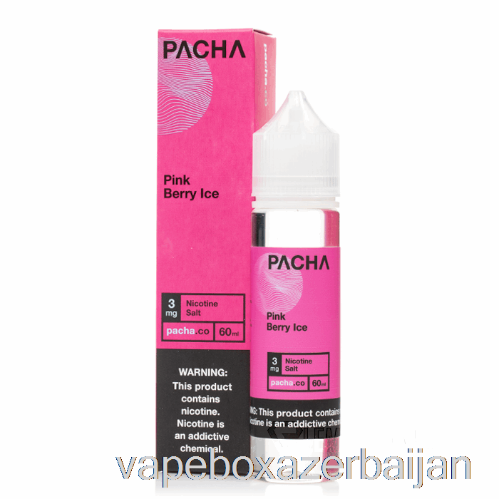 E-Juice Vape Pink Berry Ice - Pacha - 60mL 6mg
